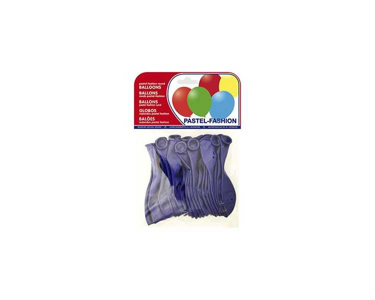 Globo 100% latex biodegradable azul marino bolsa de 20 unidades