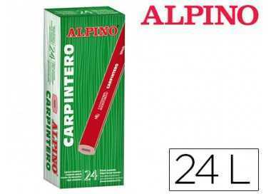 Lapices alpino carpintero caja de 24 unidades