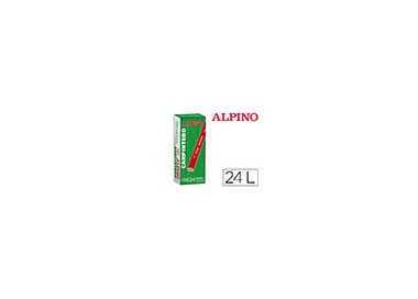 Lapices alpino carpintero caja de 24 unidades
