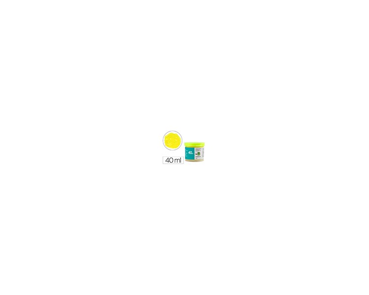 Tempera liderpapel escolar 40 ml amarillo limon