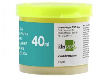 Tempera liderpapel escolar 40 ml amarillo limon