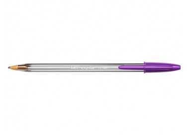 Boligrafo bic cristal fun morado punta 1,6 mm
