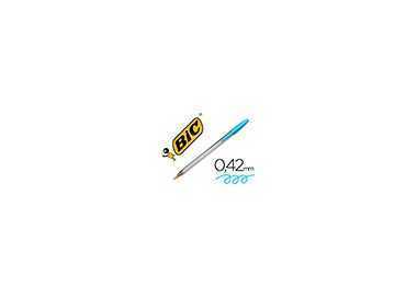 Boligrafo bic cristal fun turquesa punta 1,6 mm