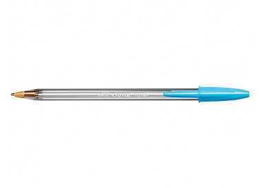 Boligrafo bic cristal fun turquesa punta 1,6 mm