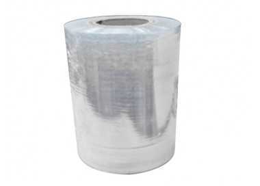 Film extensible manual ancho 100 mm largo 150 mt espesor 23 micras transparente