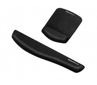 Reposamuñecas fellowes para teclado plush touch foam negro