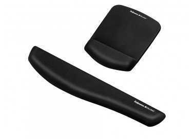 Reposamuñecas fellowes para teclado plush touch foam negro