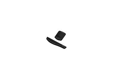 Reposamuñecas fellowes para teclado plush touch foam negro