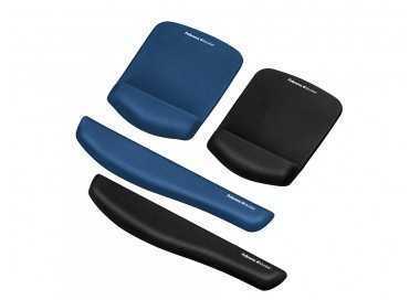 Reposamuñecas fellowes para teclado plush touch foam negro