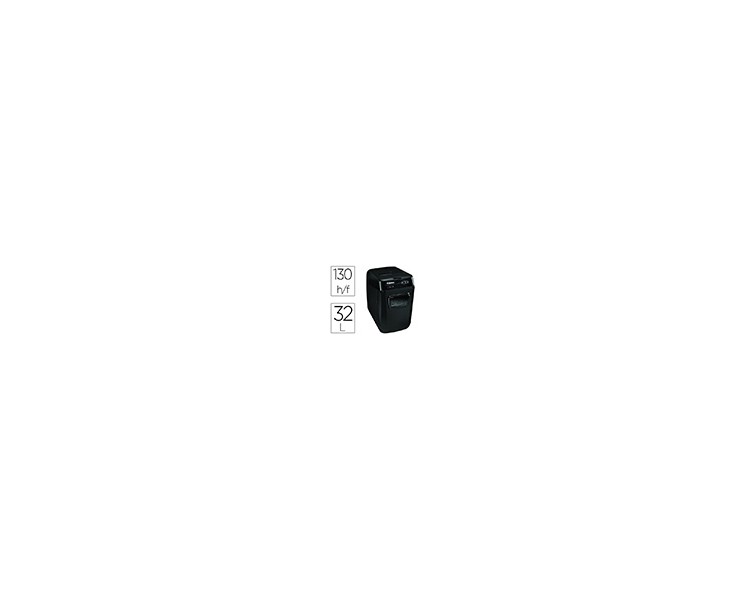 Destructora de documentos fellowes automax 150c capacidad de corte 150 hojas clips grapas tarjetas y cd 32l