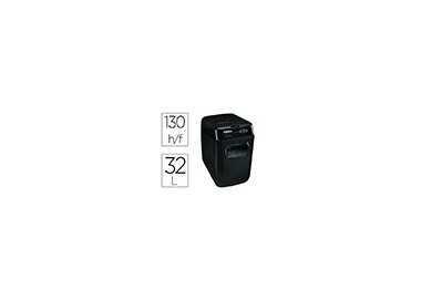 Destructora de documentos fellowes automax 150c capacidad de corte 150 hojas clips grapas tarjetas y cd 32l