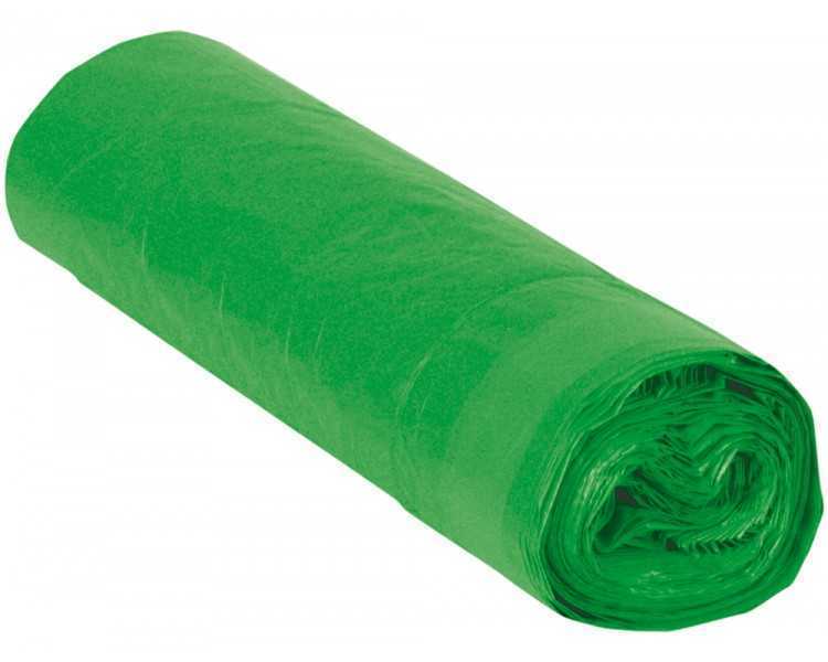 Bolsa basura industrial verde 85x105cm galga 110 rollo de 10 unidades