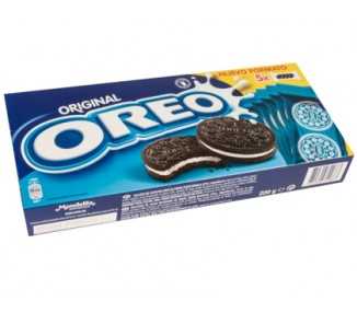 Galleta oreo original caja de 5 paquetes de 4 unidades 220 gr