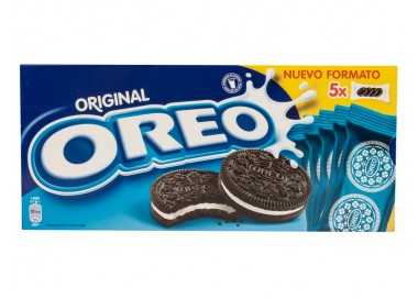 Galleta oreo original caja de 5 paquetes de 4 unidades 220 gr Galleta oreo original caja de 5 paquetes de 4 unidades 220 gr
