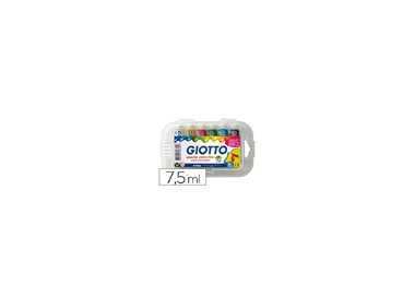 Tempera giotto 7,5 ml estuche 6 colores surtidos