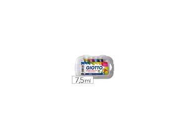 Tempera giotto 7,5 ml estuche 5 colores surtidos