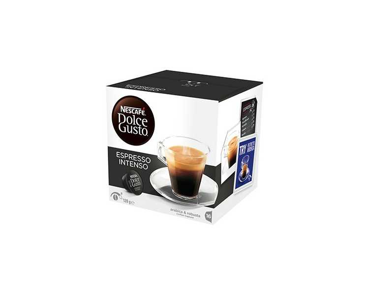 Cafe dolce gusto cafe espresso intenso monodosis caja de 16 unidades
