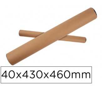 Tubo de carton apli portadocumentos tapa plastico 40x430x460 mm