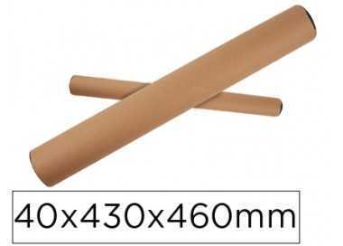 Tubo de carton apli portadocumentos tapa plastico 40x430x460 mm