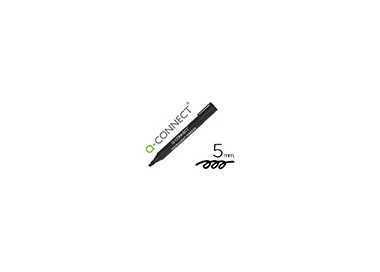 Rotulador q-connect marcador permanente negro punta biselada 5.0 mm Rotulador q-connect marcador permanente negro punta biselada 5.0 mm