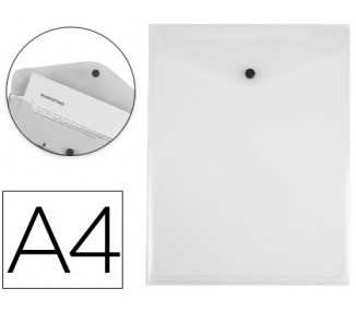 Carpeta liderpapel dossier broche polipropileno din a4 formato vertical transparente 50 hojas
