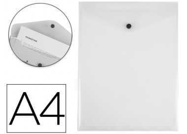 Carpeta liderpapel dossier broche polipropileno din a4 formato vertical transparente 50 hojas