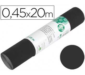 Rollo adhesivo liderpapel unicolor negro mate rollo de 0,45 x 20 mt