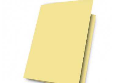 Subcarpeta cartulina gio folio amarillo pastel 180 g/m2