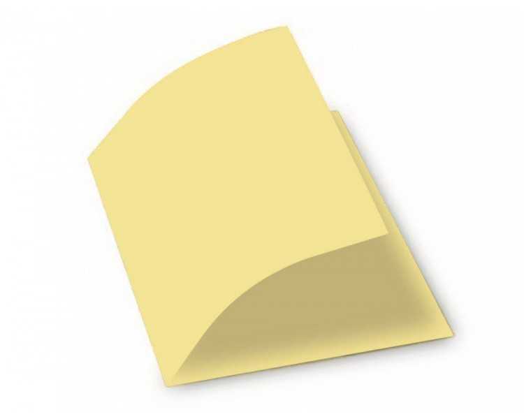 Subcarpeta cartulina gio folio amarillo pastel 180 g/m2