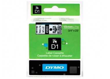 Cinta dymo negro transparente 19mm x 7 mt d1