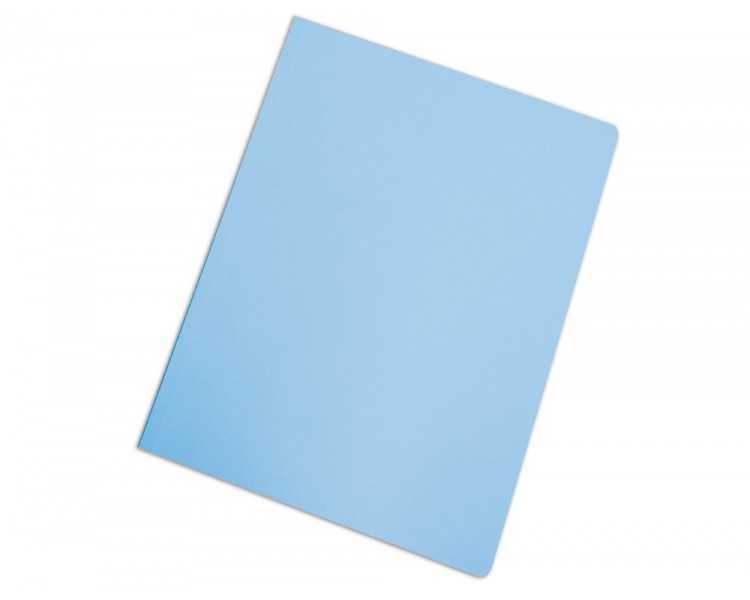 Subcarpeta cartulina gio din a4 celeste pastel 180 g/m2