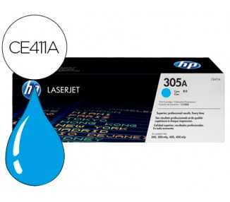 Toner hp 305a laserjet m351/m451/m375/m475 cian 2600 pag