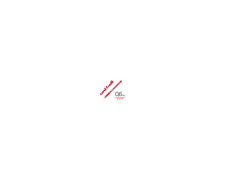 Boligrafo uni-ball um-153 signo broad rojo 1 mm tinta gel