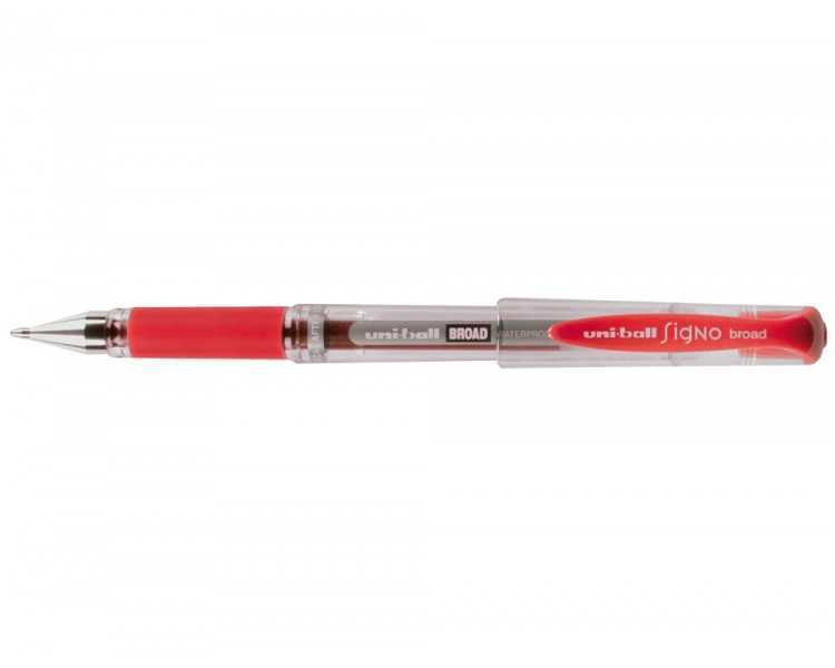 Boligrafo uni-ball um-153 signo broad rojo 1 mm tinta gel