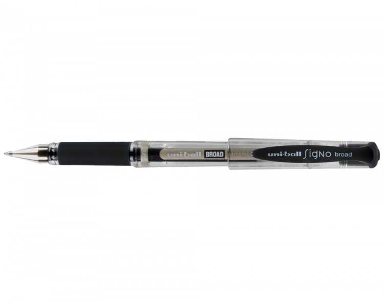 Boligrafo uni-ball um-153 signo broad negro 1 mm tinta gel