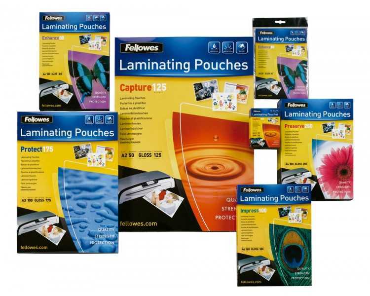 Bolsa de plastificar fellowes brillo din a4 80 mc pack 25 unidades