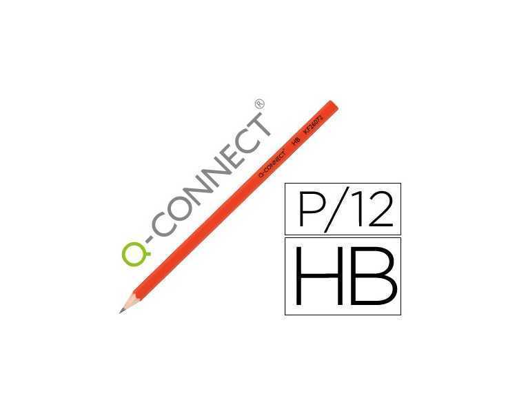 Lapices de grafito q-connect hexagonal sin goma n.2 hb