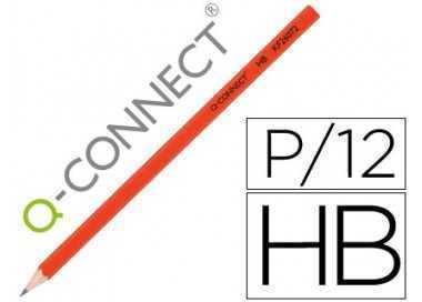 Lapices de grafito q-connect hexagonal sin goma n.2 hb