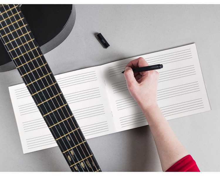Bloc musica liderpapel pentagrama 5mm cuarto 20 hojas 100g/m2 grapado