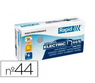 Grapas rapid nº 44/6 galvanizada caja de 5000 unidades