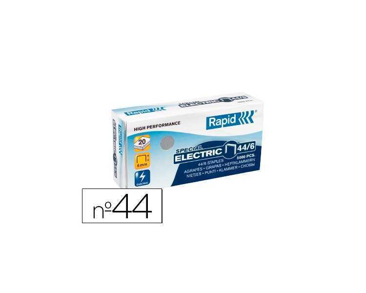 Grapas rapid nº 44/6 galvanizada caja de 5000 unidades