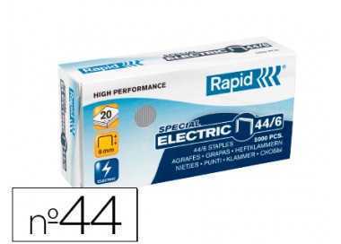 Grapas rapid nº 44/6 galvanizada caja de 5000 unidades