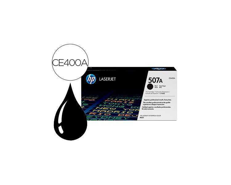 Toner hp 507a laserjet m551/m570/pro 500 negro 5500 pag