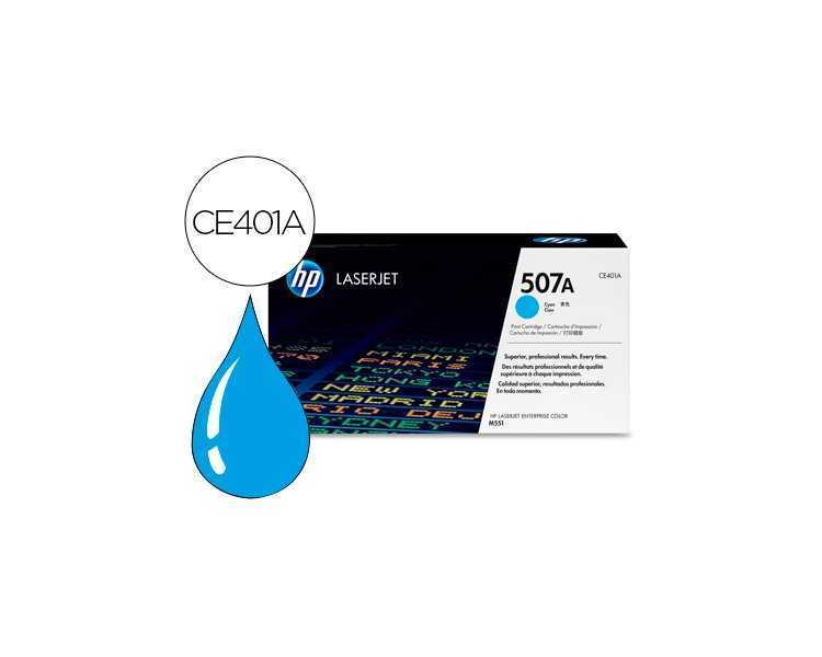 Toner hp 507a laserjet m551/m570/pro 500 cian 6000 pag