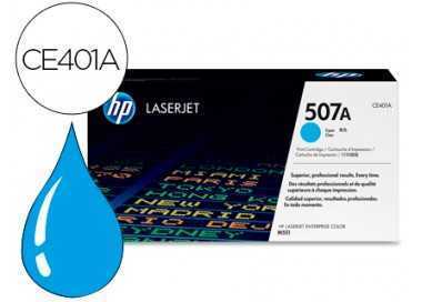 Toner hp 507a laserjet m551/m570/pro 500 cian 6000 pag