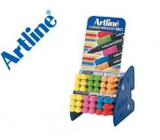 Rotuladores artline fluorescente ek-660 expositor de 36 unidades colores surtidos