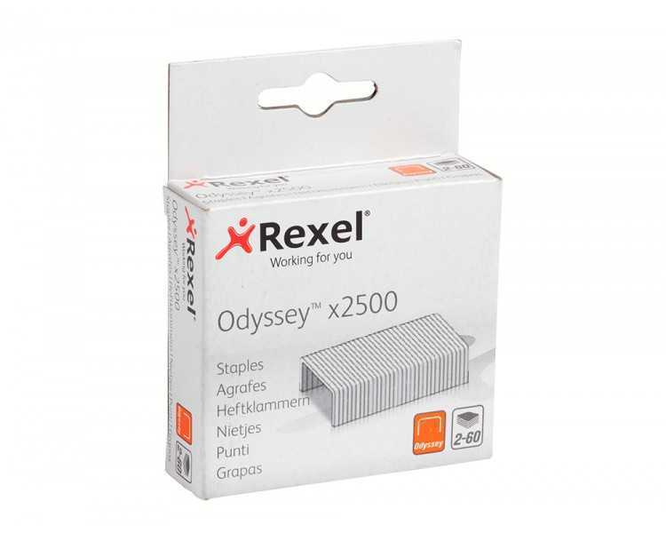 Grapas rexel odyssey galvanizada caja de 2500 unidades