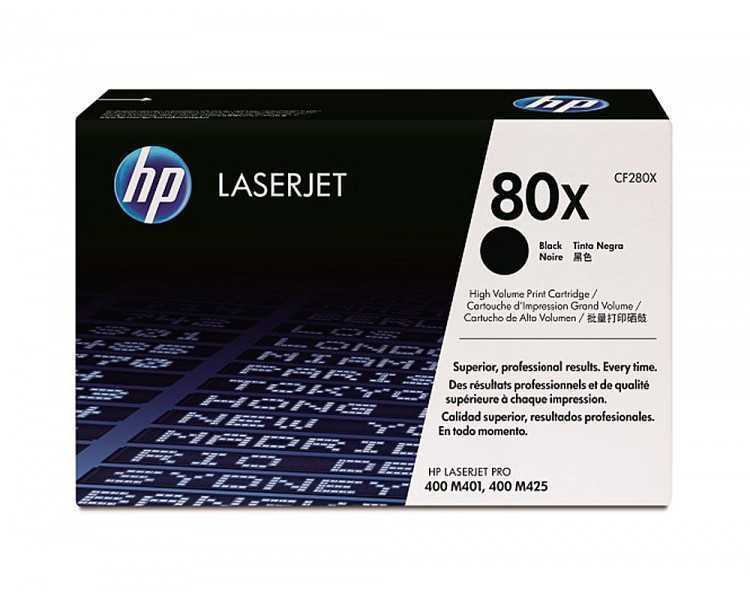 Toner hp laserjet cf280x negro 6900 pag