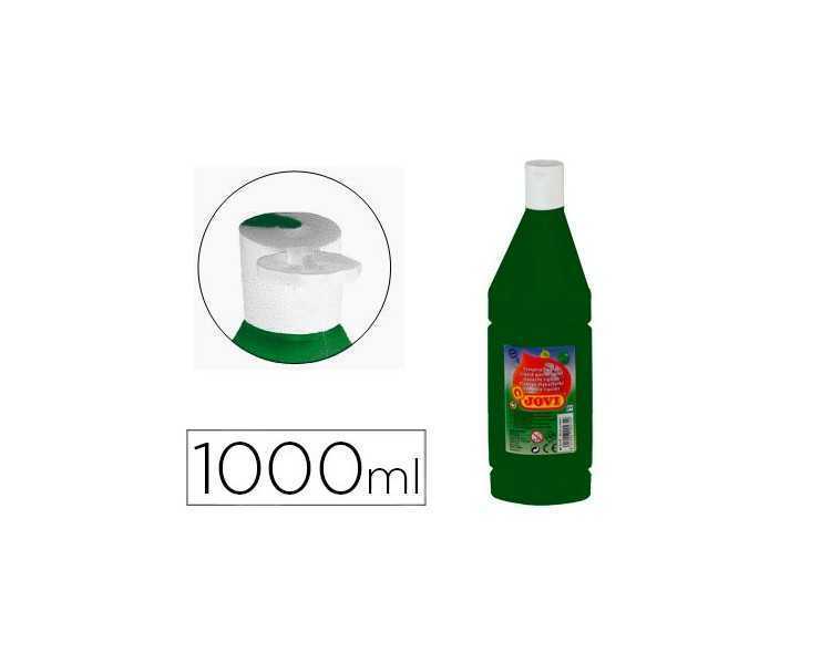 Tempera liquida jovi escolar 1000 ml verde oscuro