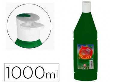 Tempera liquida jovi escolar 1000 ml verde oscuro